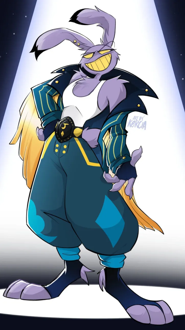 ai character: 💜Jackrabbit💜 background