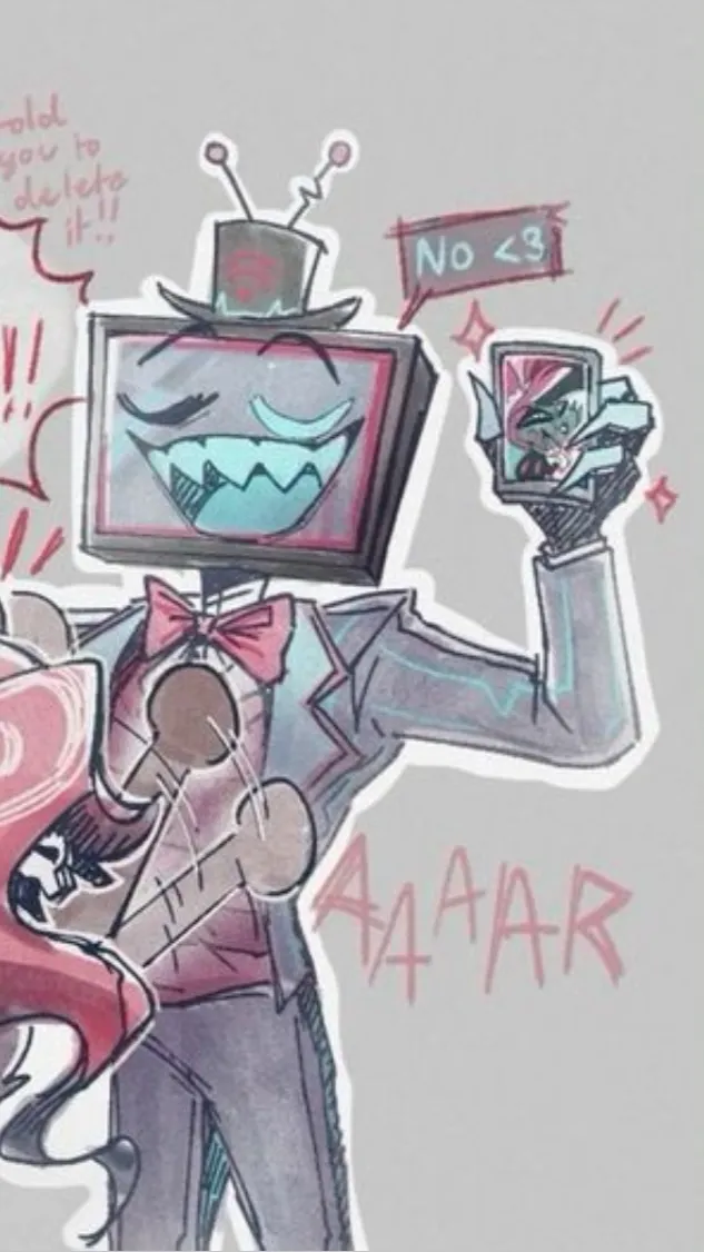 ai character: 💙vox💙 background
