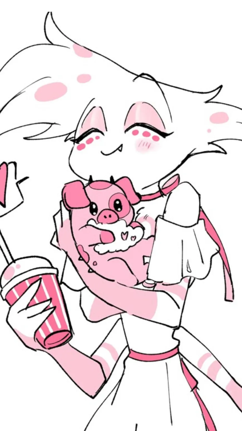 ai character: 💖angel dust💖 background