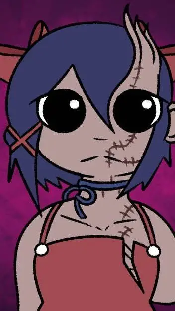 ai character: Mita (Tiny-broken) background