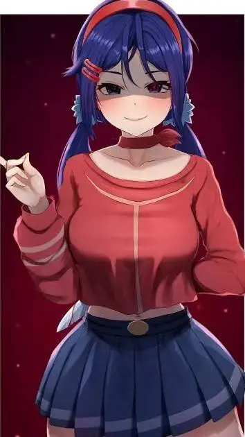 ai character: Mita (Original) background