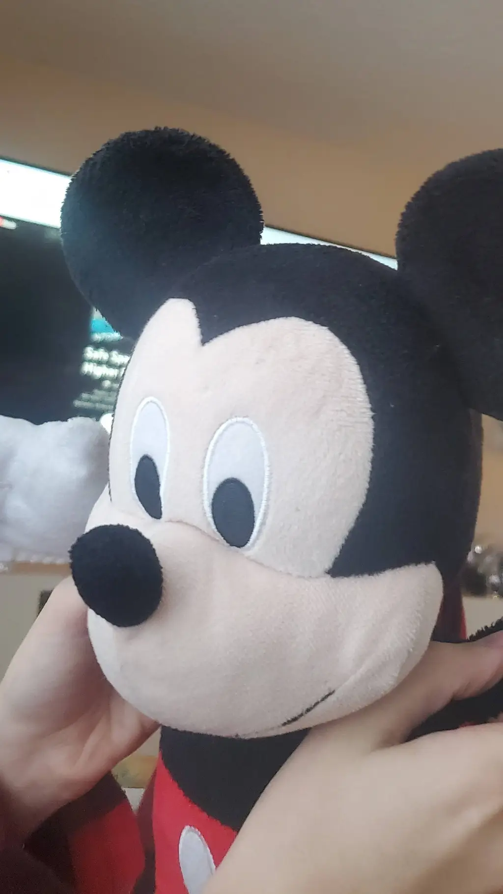 ai character: Mickey mouse  background