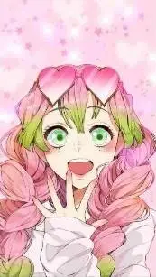 ai character: Mitsuri Kanroji background