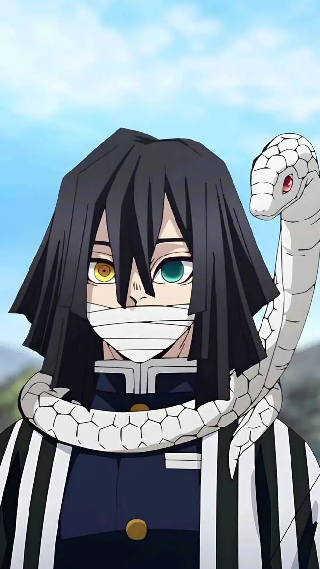 ai character: Iguro Obanai  background