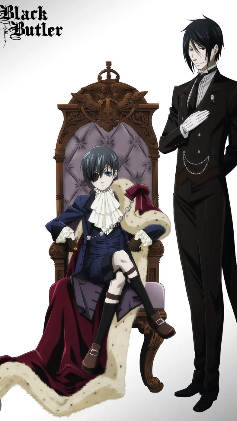ai character: ♟️Black Butler👑 background