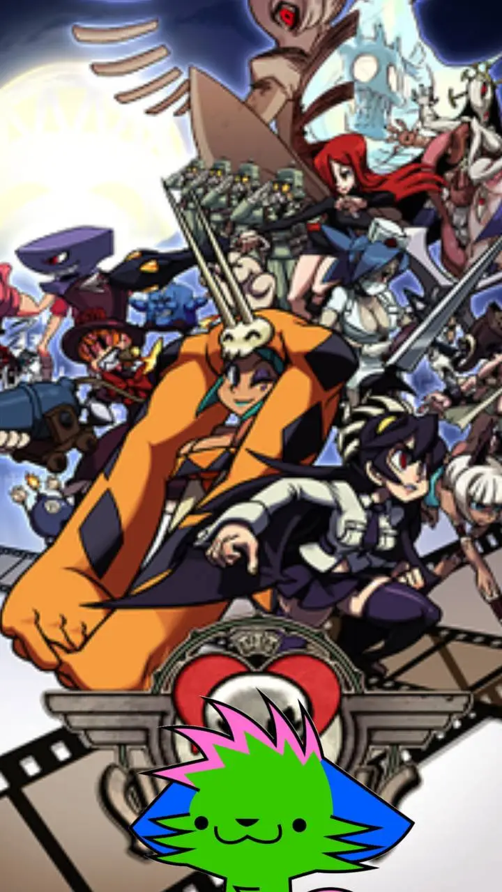 ai character: Kevin en Skullgirl background