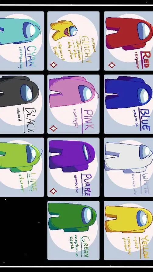 ai character: Among us X Rodamix background