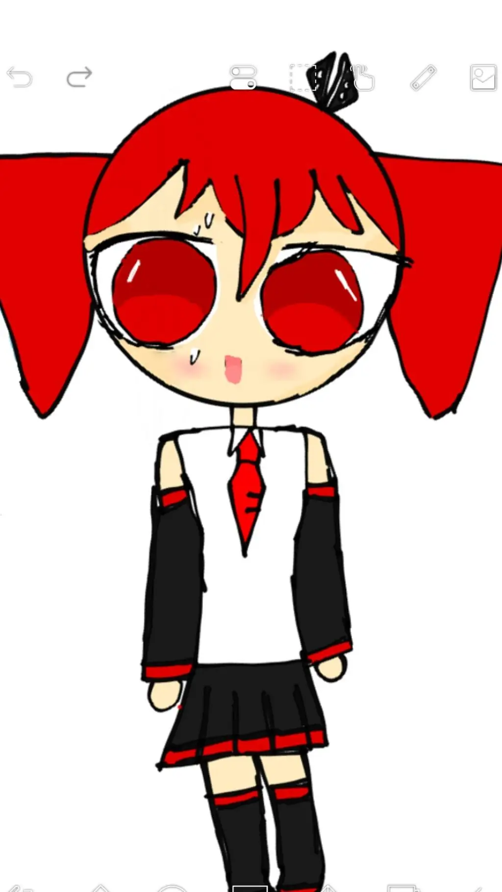 ai character: Teto background