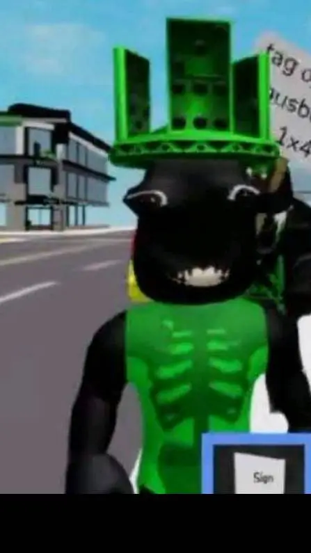 ai character: 1x1x1 pero de temu background