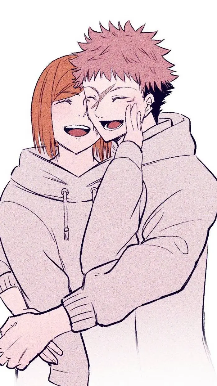 ai character: Yuji × nobara❤️❤️ background