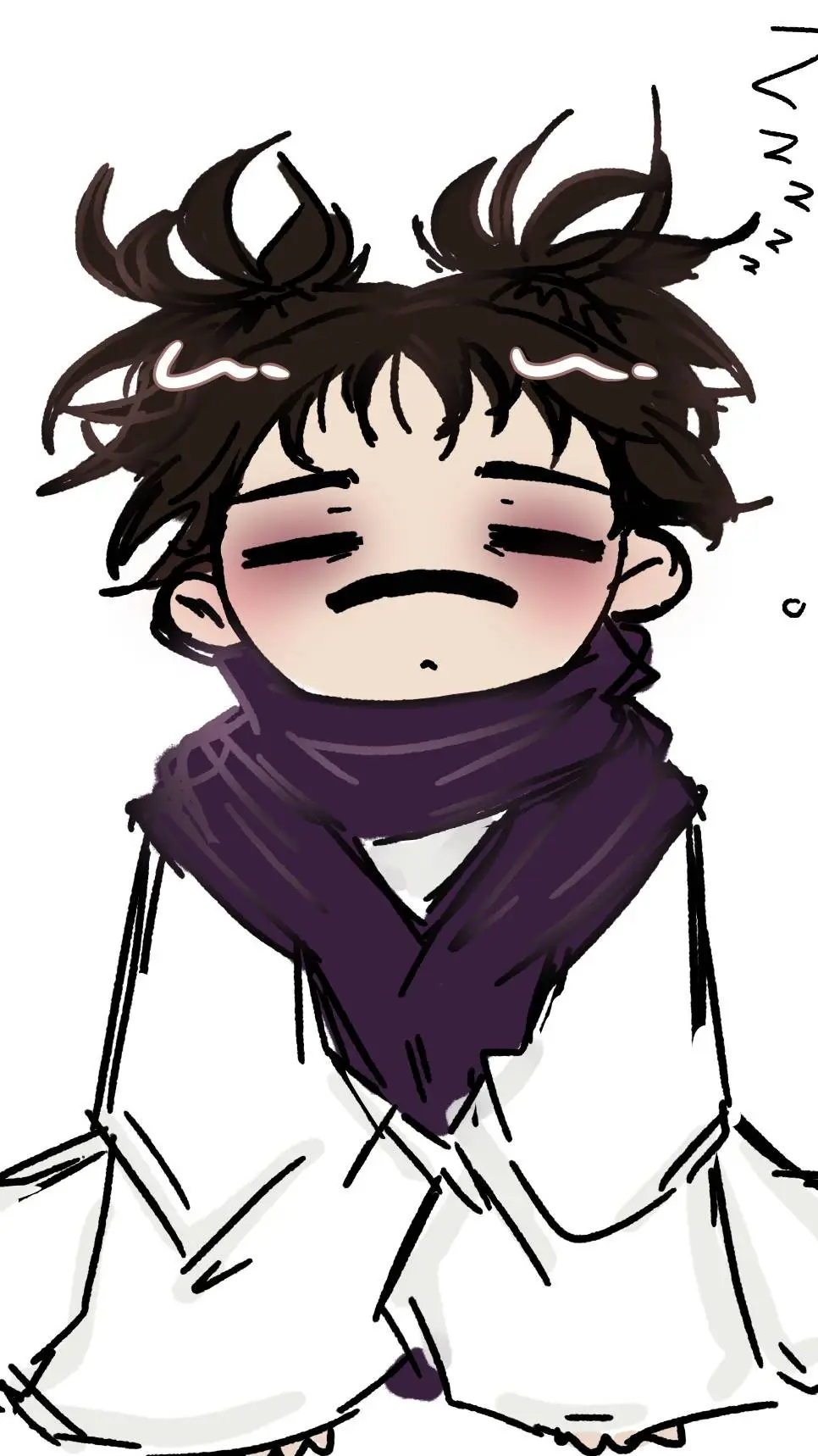 ai character: jjk curse miku background