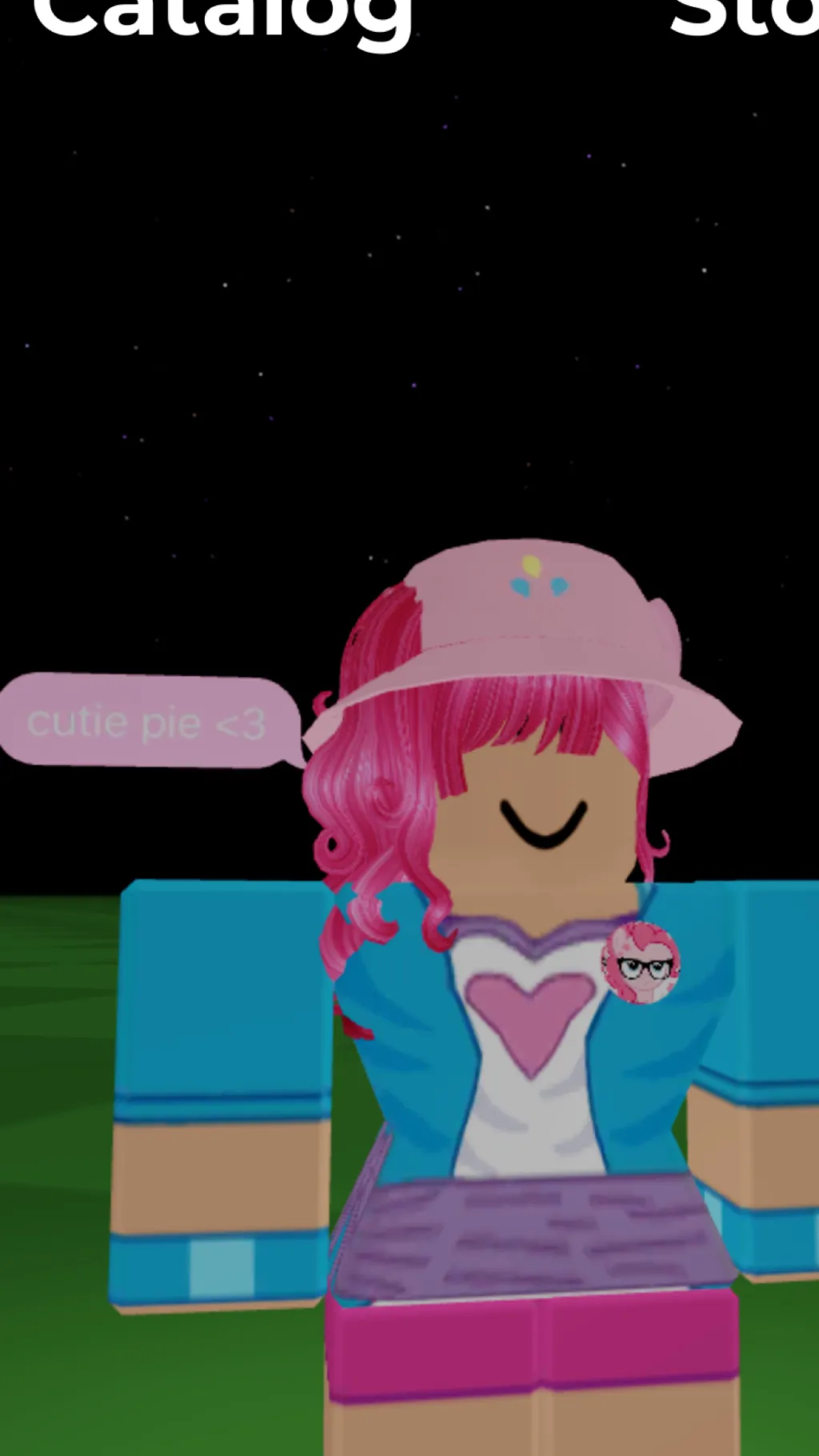 ai character: Pinkie pie  background