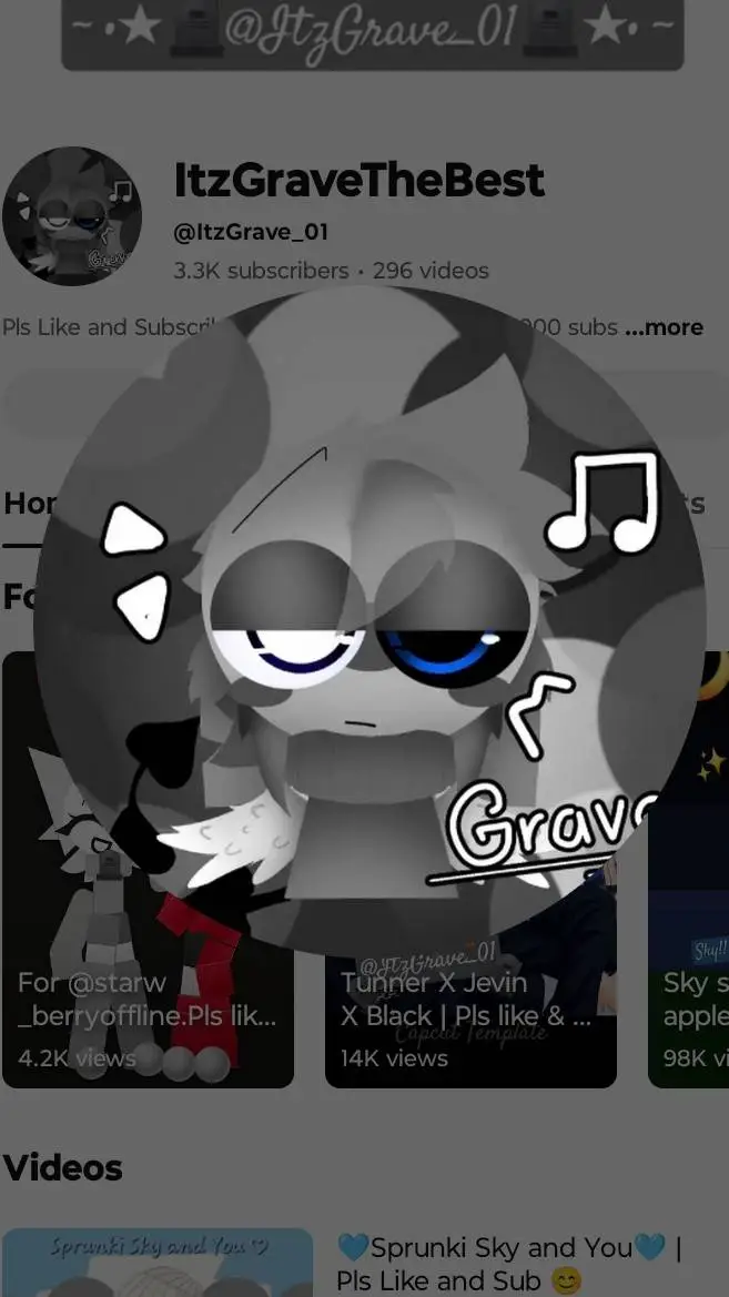 ai character: Grave. background