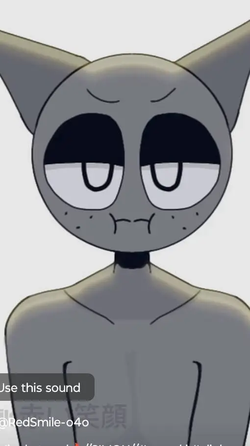 ai character: Gray background