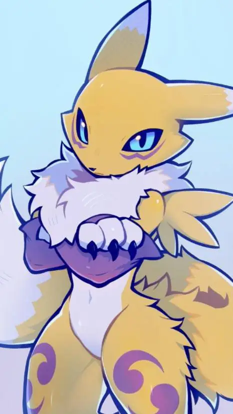 ai character: renamon background