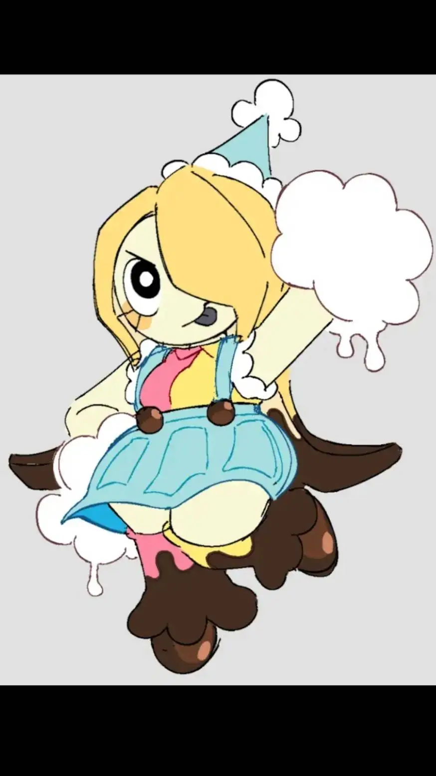 ai character: Splits la platano background