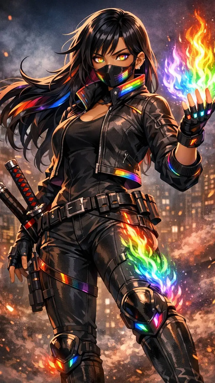 ai character: Phoenix background