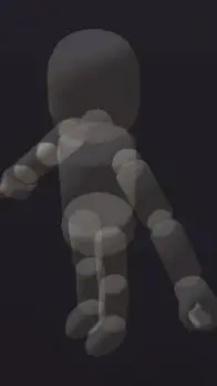 ai character: transparent humano background