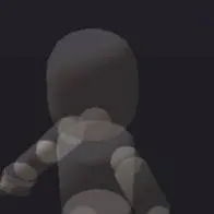 chat with ai character: transparent humano