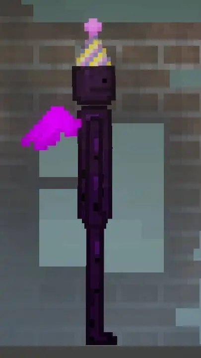 ai character: purple melon background