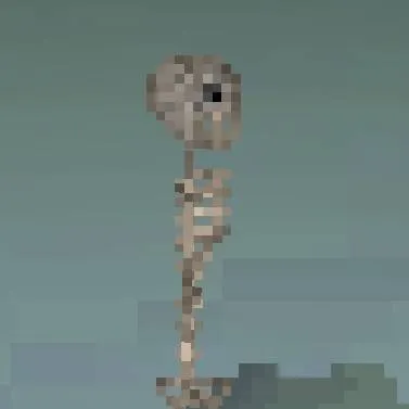 chat with ai character: burned skeleton