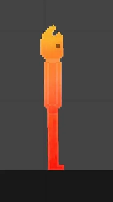 ai character: fire background