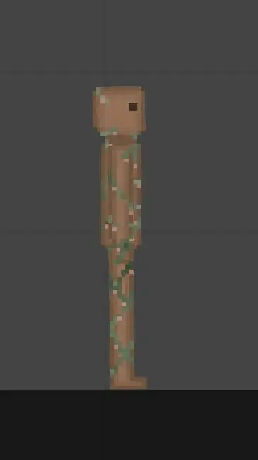 ai character: forest background