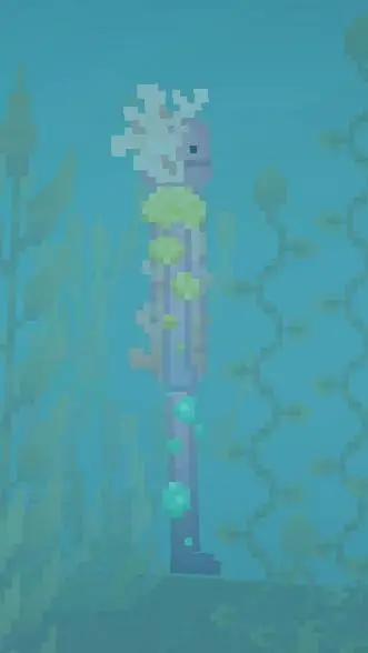 ai character: coral background