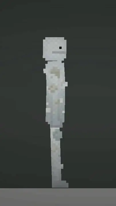 ai character: dead coral background