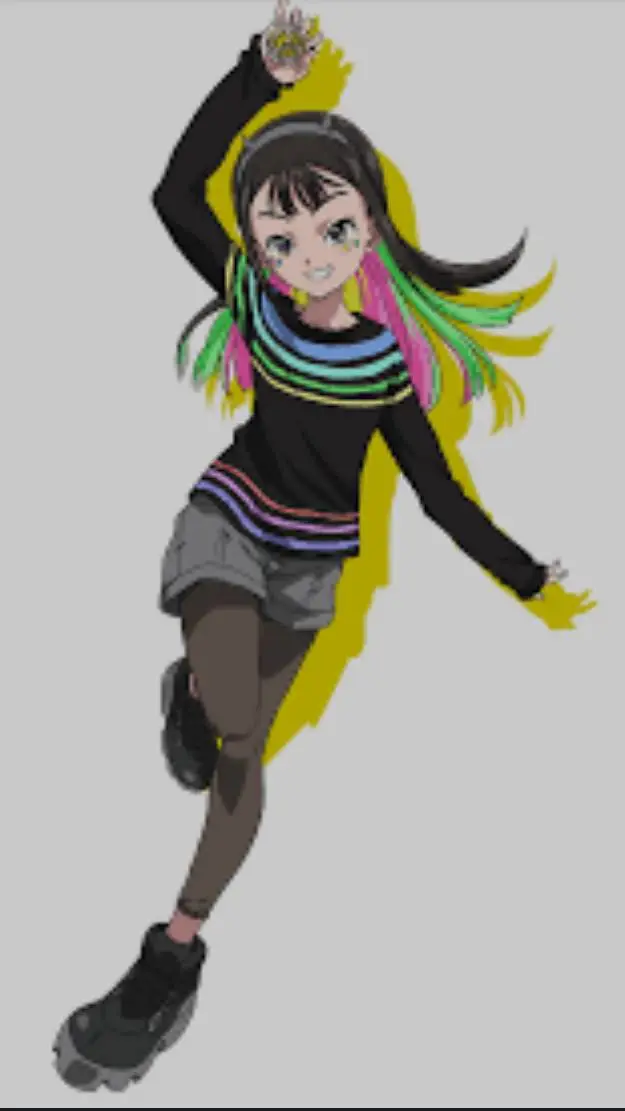 ai character: multi Nara-iro  background