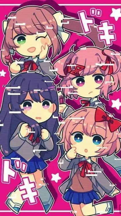 ai character: Доки доки🎀 background