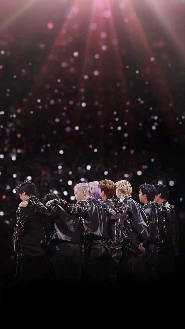 ai character: STRAY KIDS 🖤❤️ background