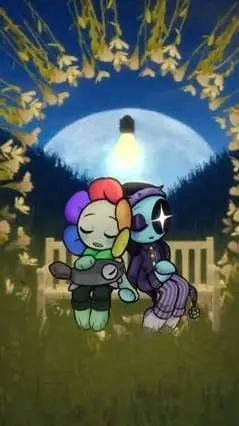 ai character: 🌘 Moonflower 💐 background