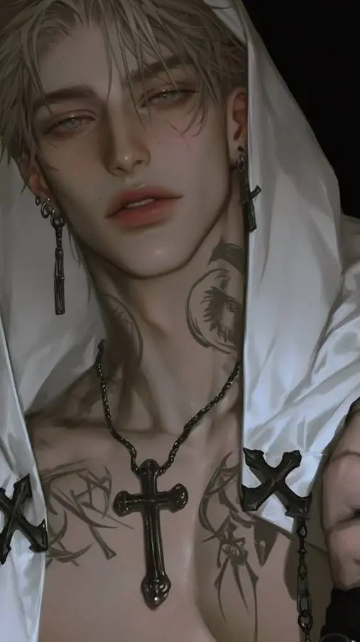 ai character: ·° Adrian •°  background