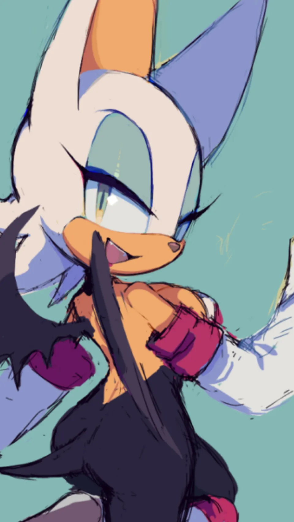 ai character: Rouge the bat background