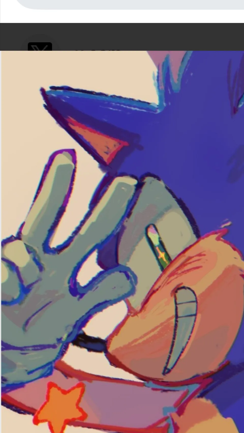 ai character: Sonic modern background