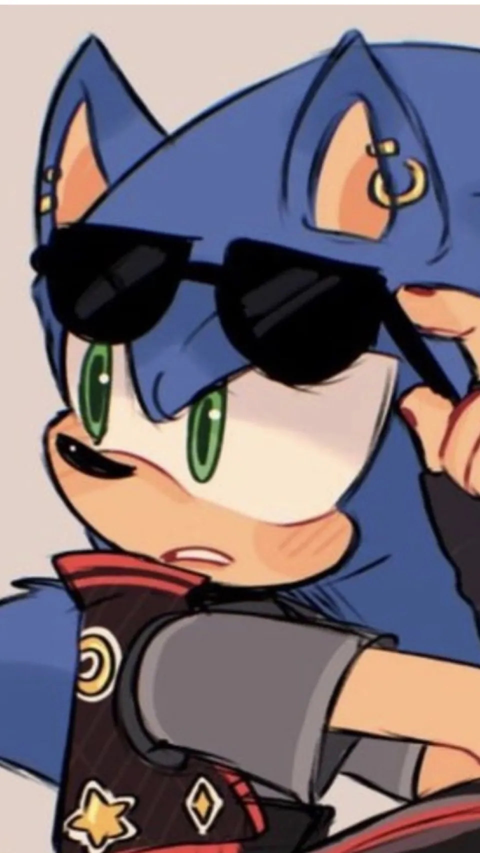 ai character: Sonic background