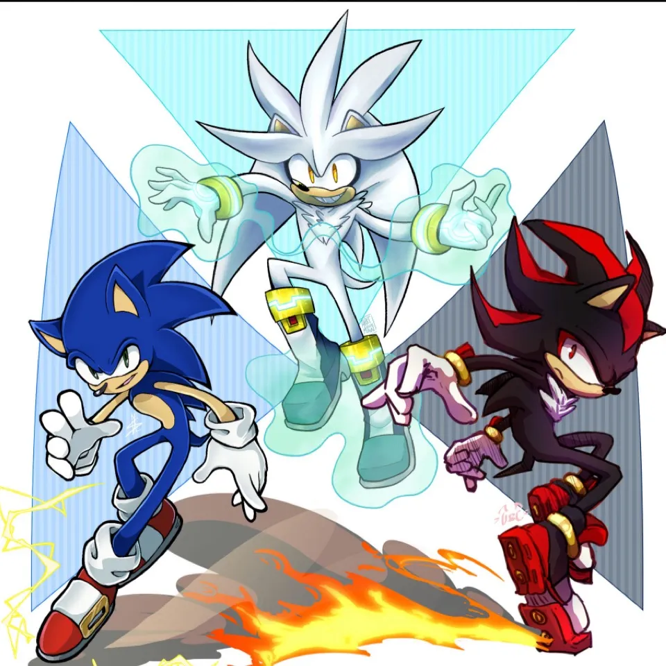 chat with ai character: Sonic boy trio