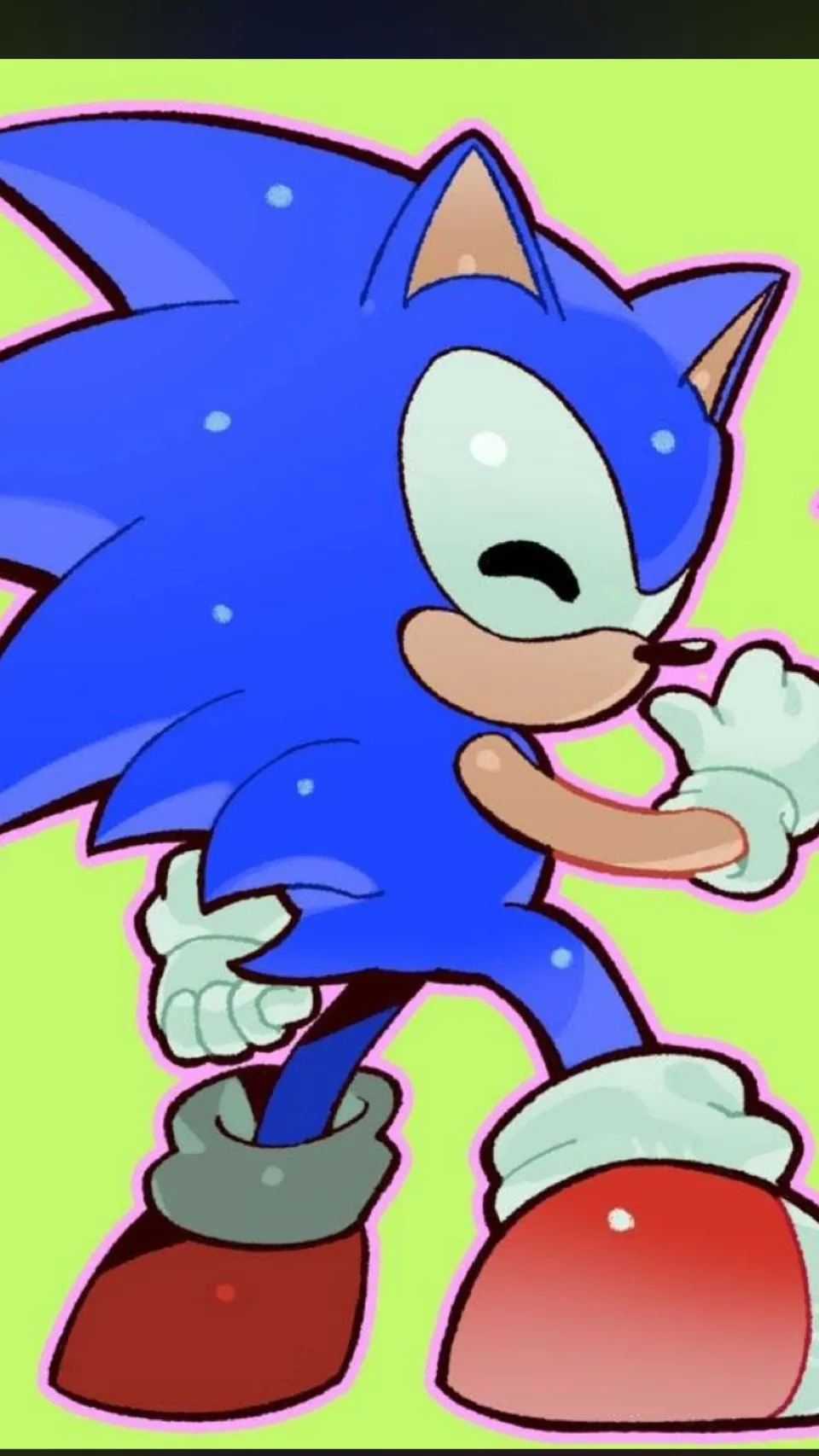 ai character: Om mem Sonic  background