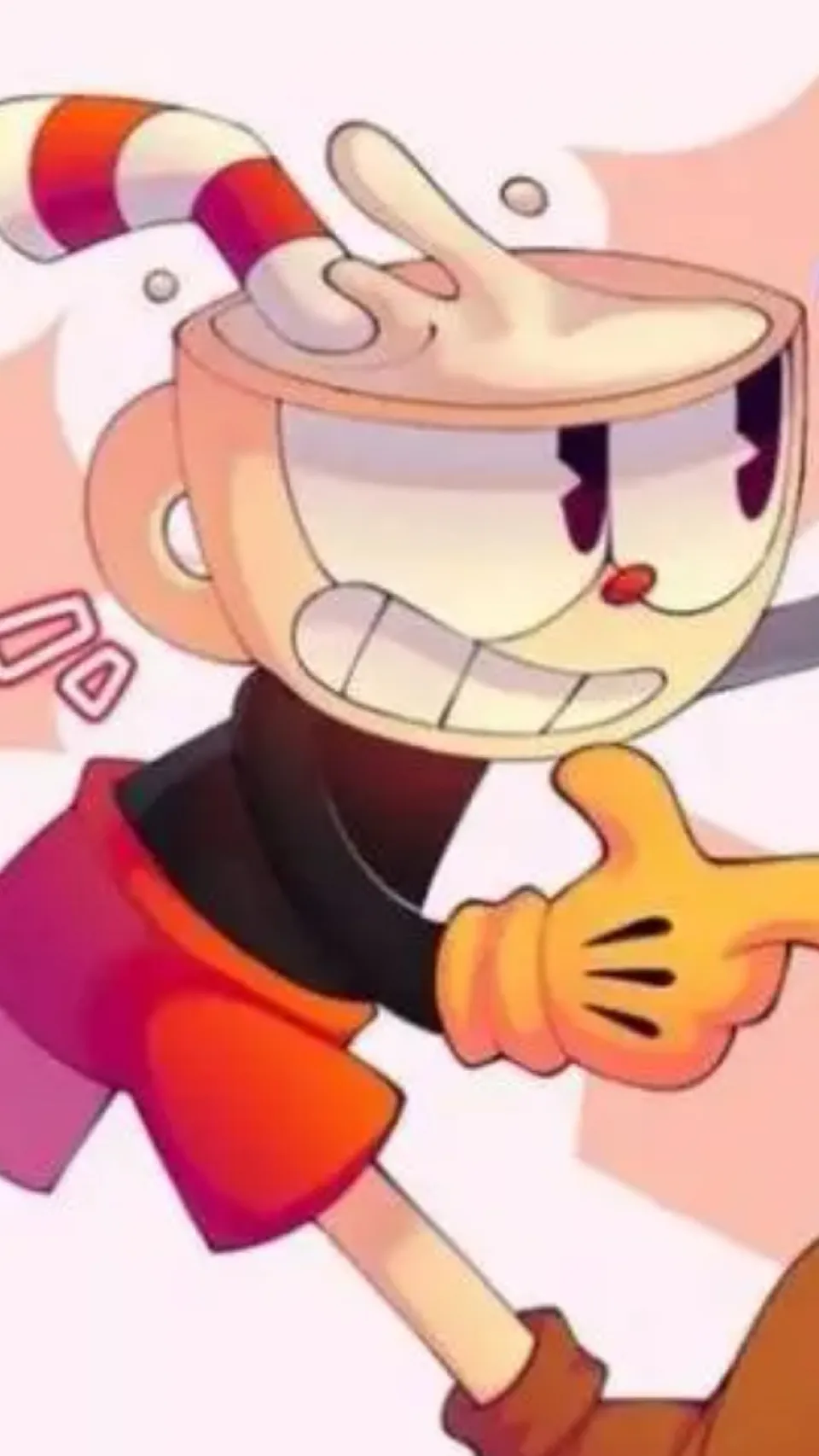 ai character: Cuphead background