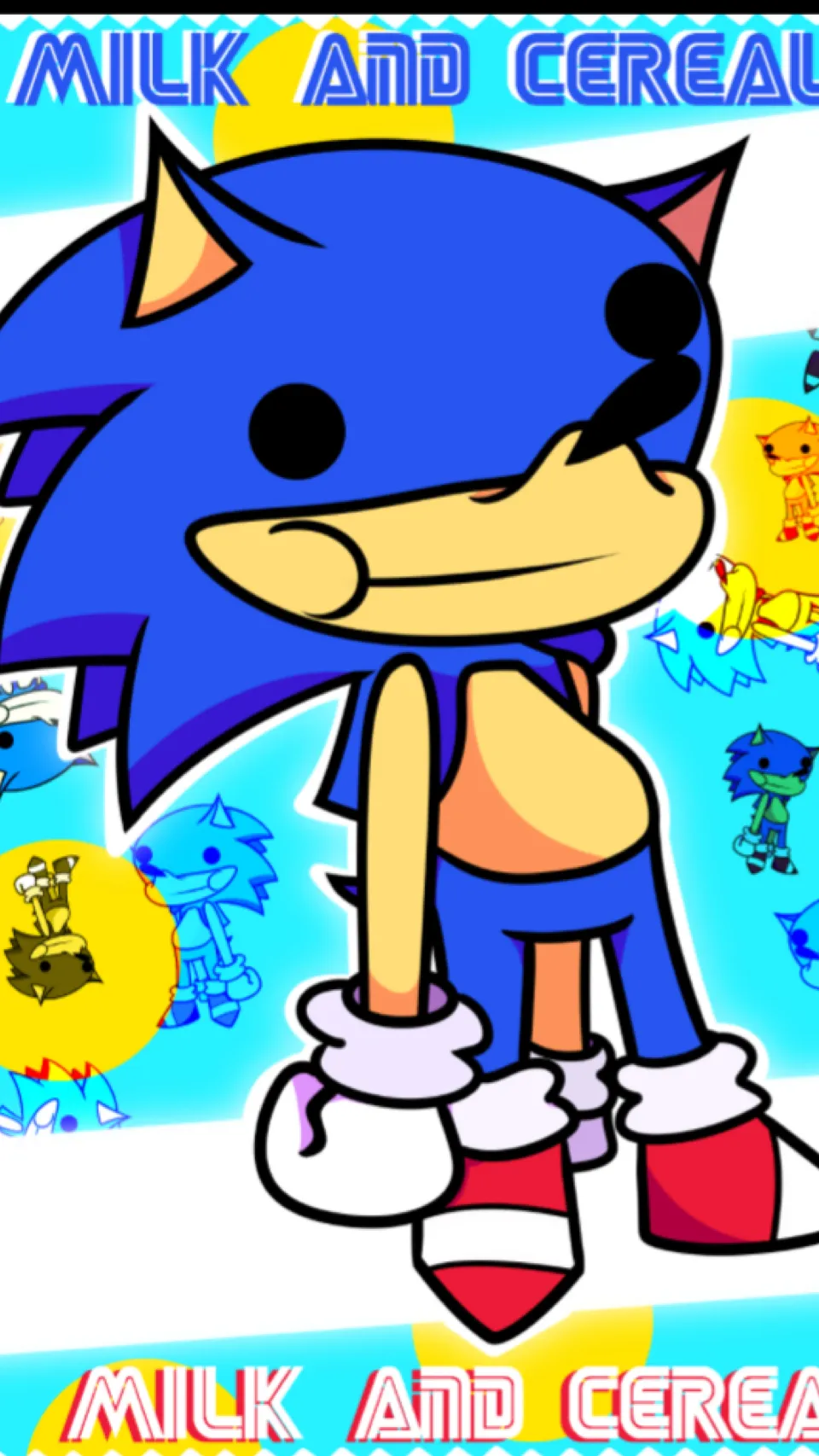 ai character: Funky sunky background