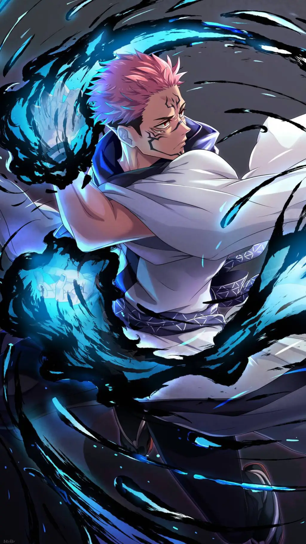 ai character: Sukuna background