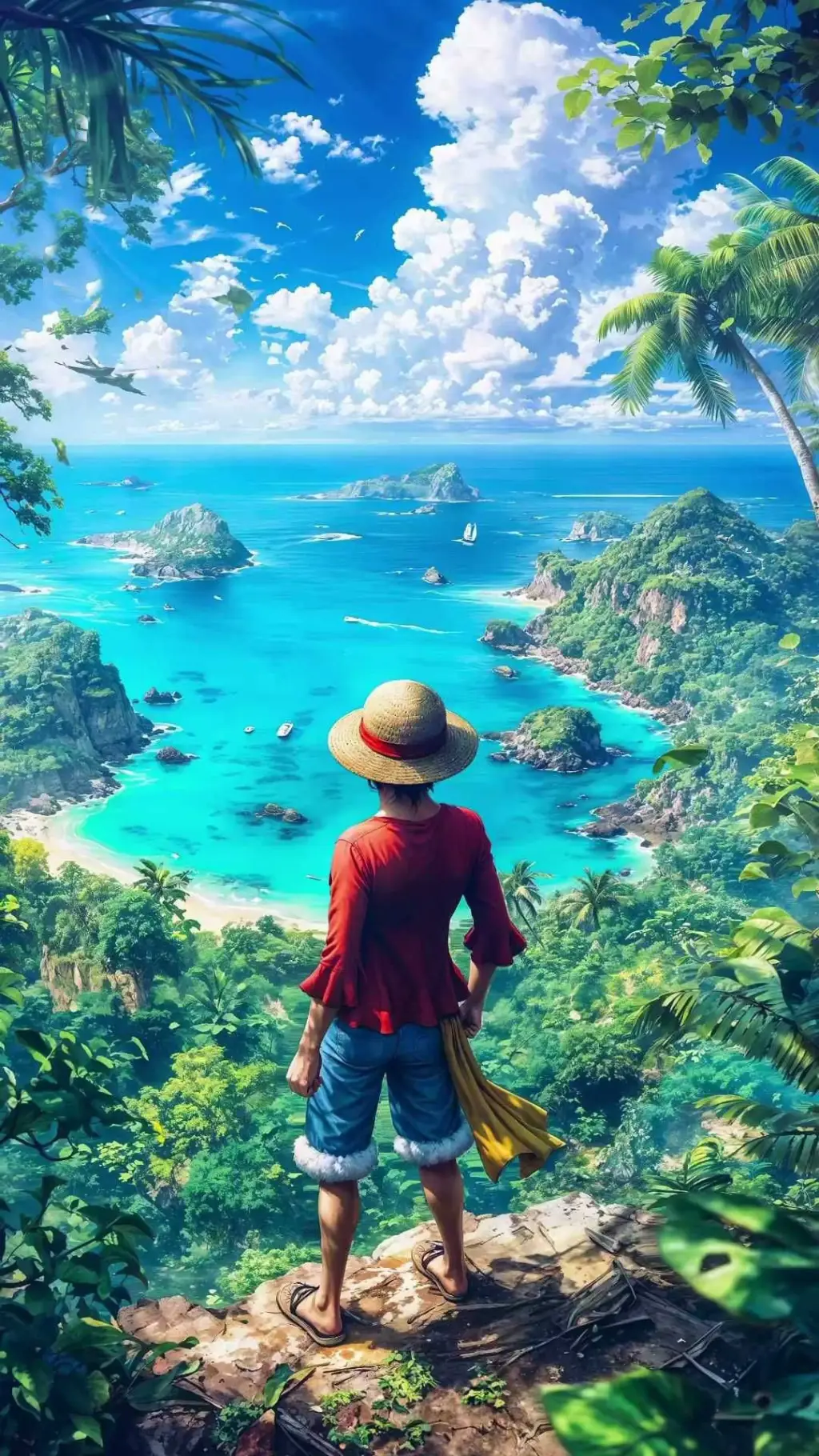 ai character: Mar (One Piece).  background