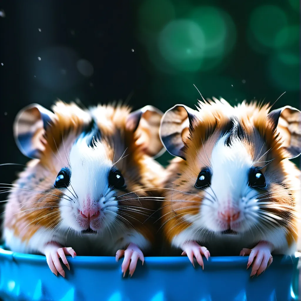 chat with ai character: 2 hamsters