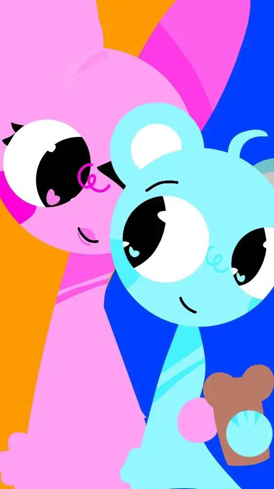 ai character: Sky and Pinkie background