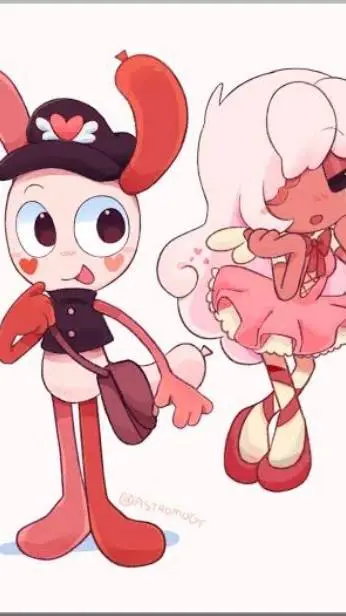 ai character: Looey x ginger background