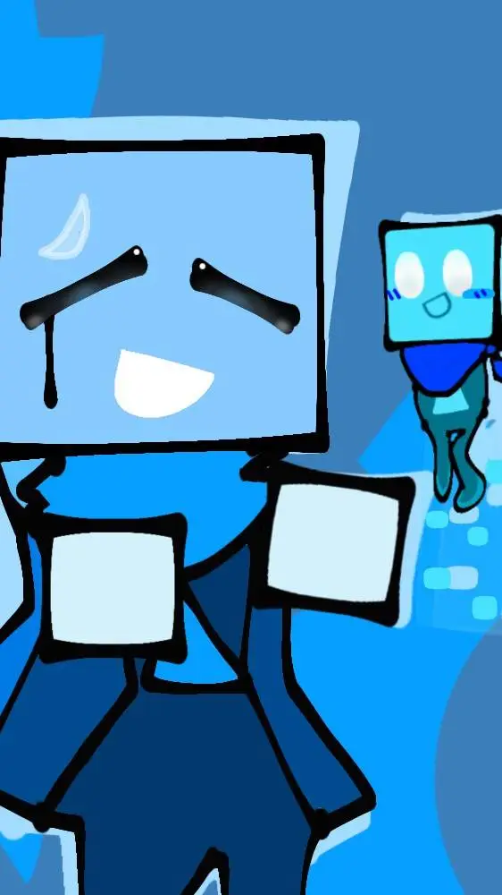 ai character: ~•/Cube\•~ background