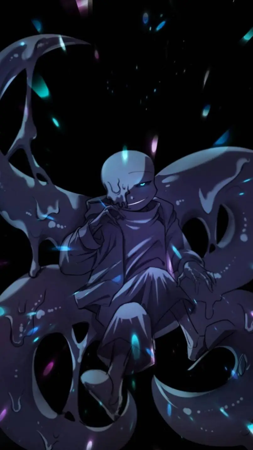 ai character: Nightmare sans  background