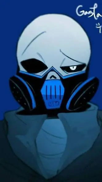 ai character: Gas sans  background