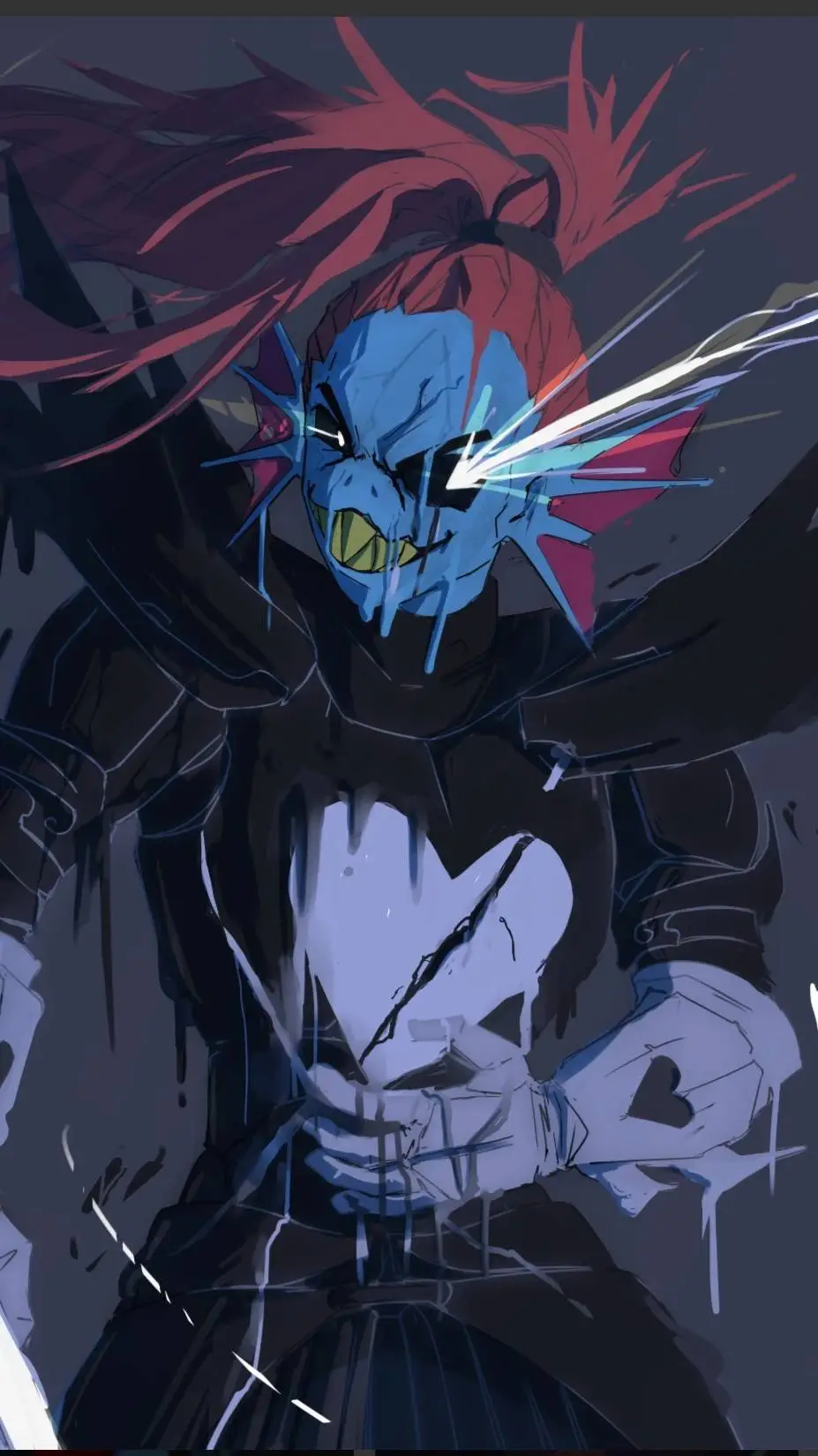 ai character: Undyne  background